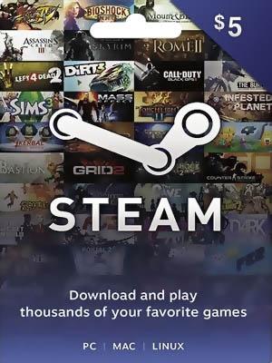 STEAM 5$ USD