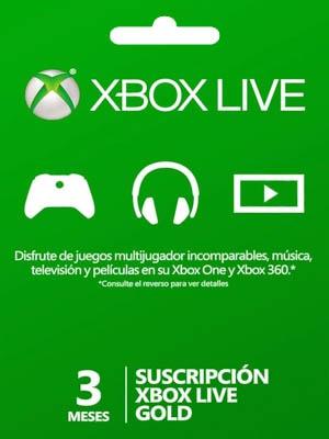 XBOX MEMBRESIA 3 MESES