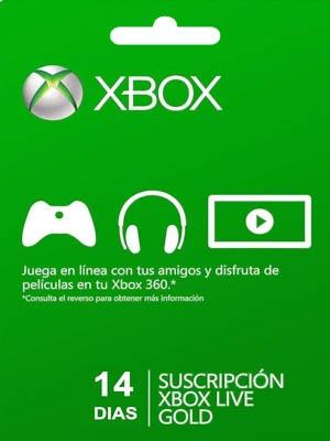 XBOX MEMBRESIA 14 DIAS
