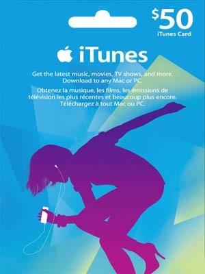 ITUNES 50$ USD