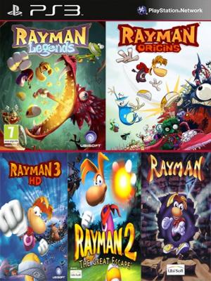 Rayman Legends Mas Rayman Origins Mas RAYMAN Mas Rayman 2 The Great Escape Mas RAYMAN 3 HD PS3