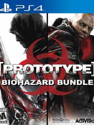 2 juegos en 1 Prototype Biohazard Bundle PS4 PRIMARIA