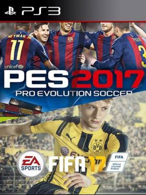 FIFA 17 MAS PES 2017 AUDIO LATINO PS3